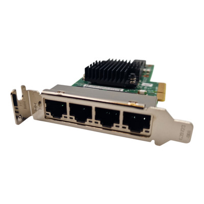 Dell Intel I350-T4 Quad Port 1GbE RJ45 PCIe Netzwerkadapter LP Halterung NM8TT