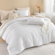 Litanika Oversized King Comforter Set 120"x98" , 11-white