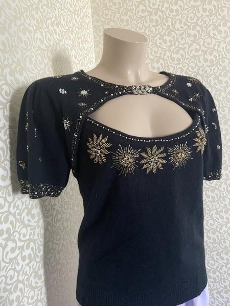 Women Kenzo Sweater Black Wool 40