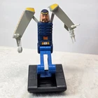 Bravestarr Action Figure Col Borobot Blue 1986 Vintage Robot Tank Filmation