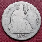 1875 Seated Liberty Half Dollar 50c Circulated #60970