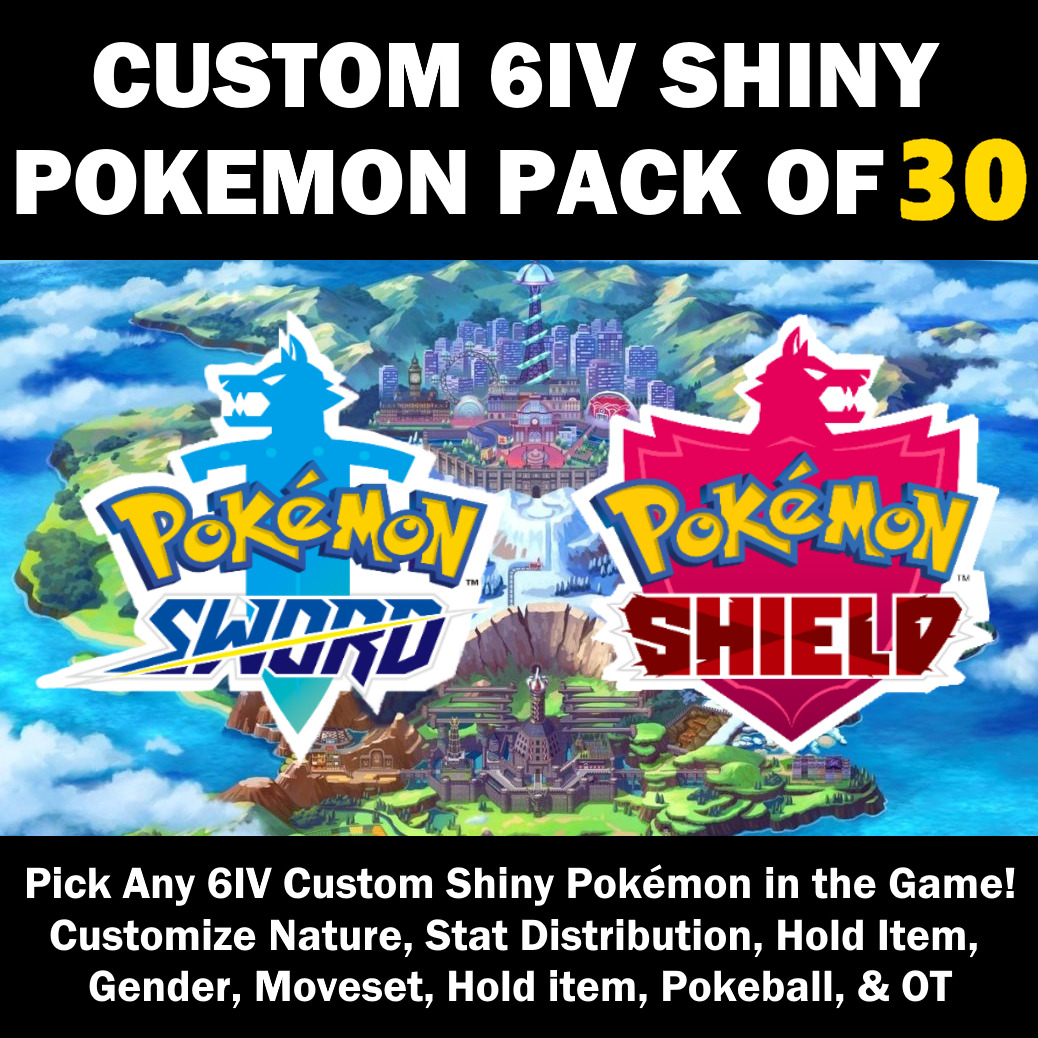 Pokemon Sword and Shield ULTIMATE PACK // Ultra Shiny 6IV 