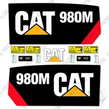 Fits Caterpillar 980M Decal Kit Wheel Loader (42" Sides) - 3M VINYL!