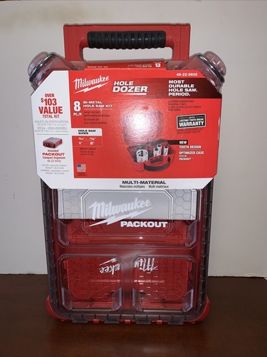 Milwaukee PACKOUT 8 Piece Hole Dozer Bi 