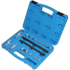 17pc SAE and Metric Clutch Alignment Tool Kit More Adapters Kit