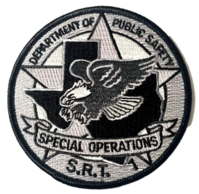 dsip texas TEXAS DEPT OF PUBLIC SAFETY (DPS) SPECIAL OPERATIONS S.R.T. PATCH (PD12)  POLICE