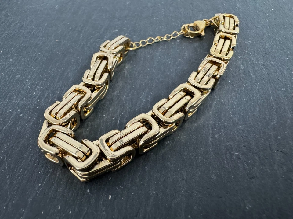 Königsarmband Armband Gewicht ca 42,40 Gramm 8 mm Länge 19+4 cm - Bild 3 von 4