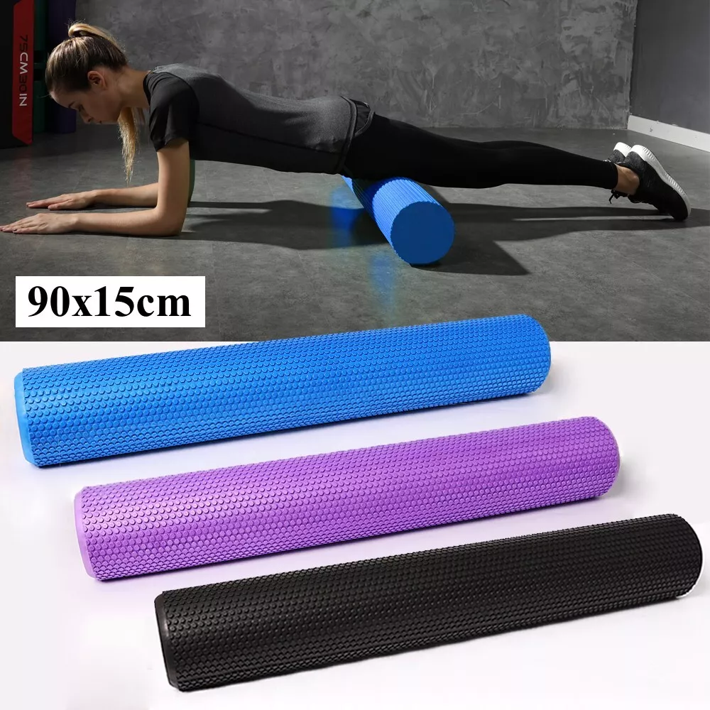 AOK EPP Foam Roller 15cm x 90cm - Long Black