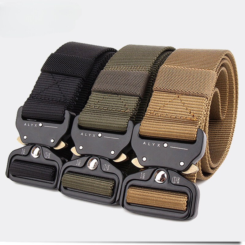 Tactical Quick Release Airsoft Belt with Metal Buckle Combat Gear  