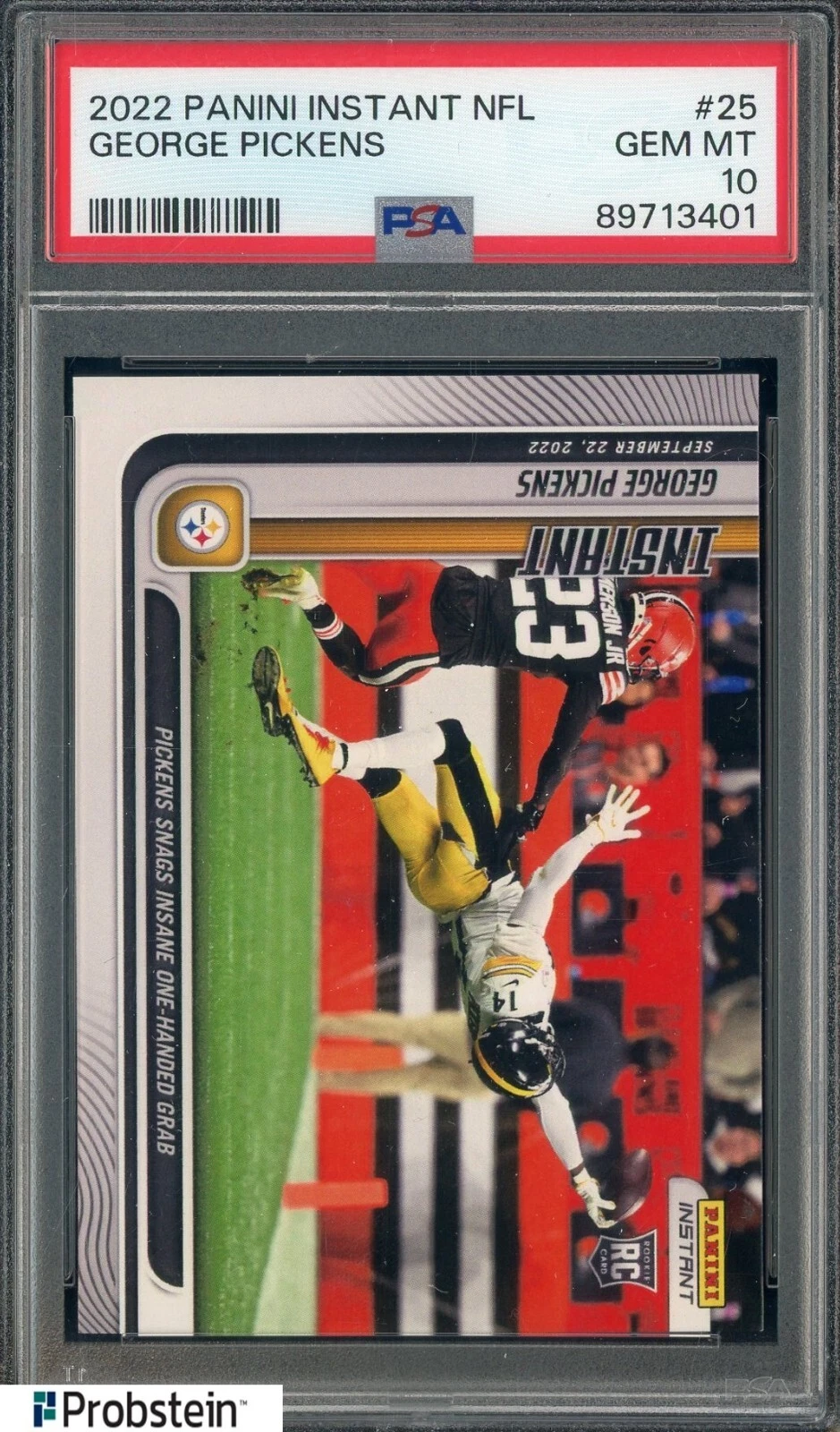George Pickens Panini Instant NFL #25 Base