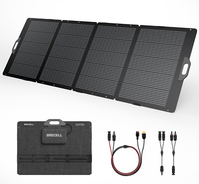 350W Foldable Portable Solar Panel Kit Charger for Power Station Solar Generator