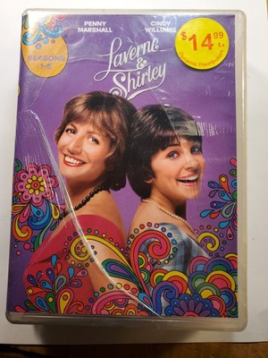 Laverne and Shirley Seasons 1-5 with Penny Marshall & Cindy Williams. NEW-SEALED