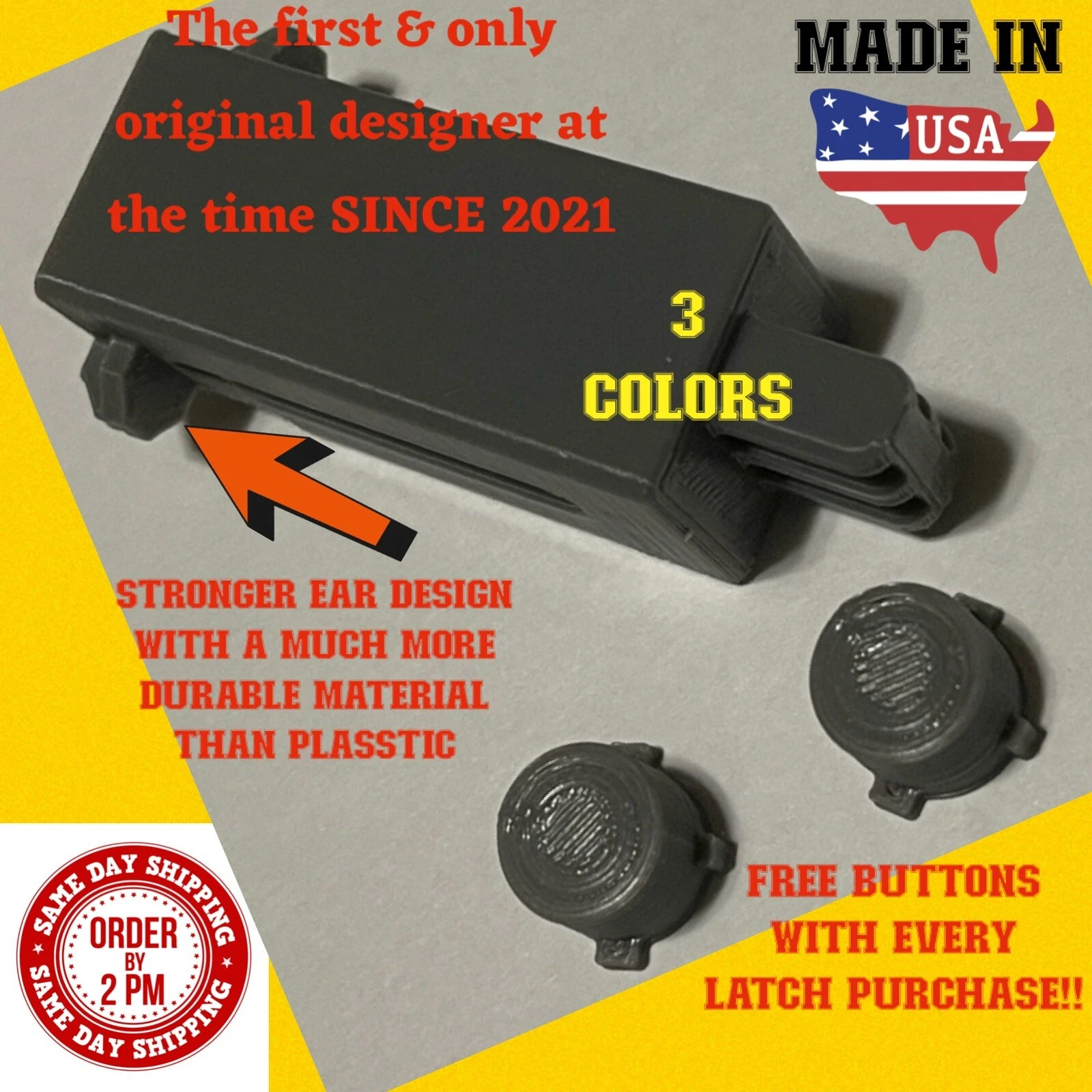 Regalo & Carlson Safety Gate Replacement Latch. **(3 PACK SUPER BUY)**