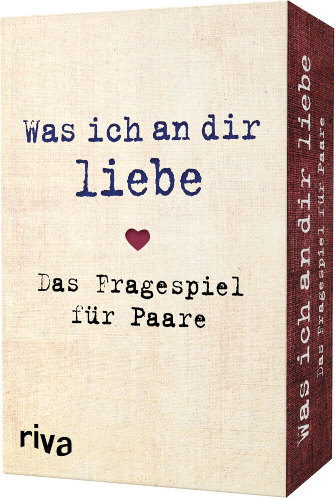 Was Ich An Dir Liebe - Das Fragespiel Für Paare (spiel)