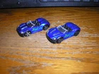 Nice Lot of 2 RARE 1/64 Teamsterz Roadster Convertibles Blue Free SHIPPING