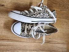 Converse Youth 1 Sneakers Chuck Taylor All Star Shoes Low Cheetah Leopard Animal