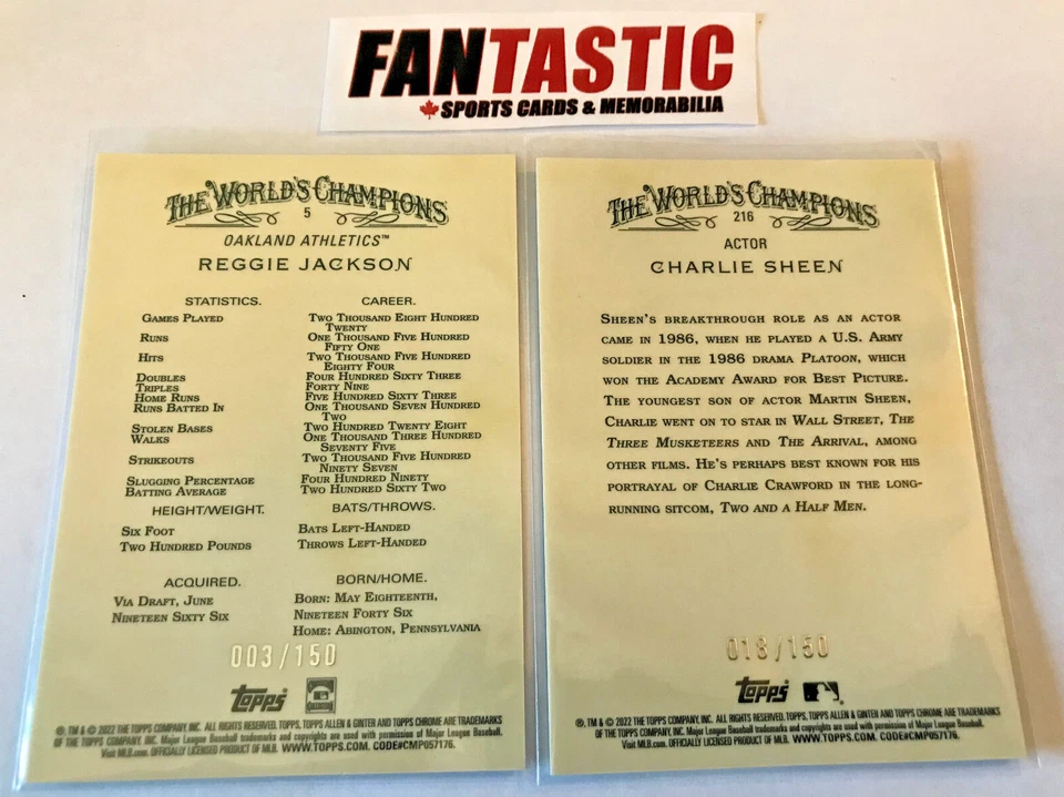 2022 Topps Allen & Ginter Chrome BLUE Refractor/150 Parallel Card YOU PICK - Image 2 of 4