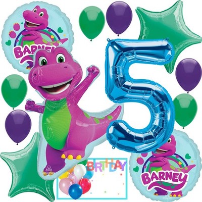 Anagram Barney Birthday Balloons Party Supplies #5 - Officially Licensed