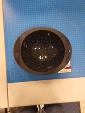 Orka Colander Silicone Kitchen Strainer Pasta Vegetable Fruit Drainer Black