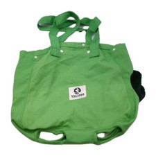 Cat Walking Bag Canvas Pet Carrier Tote with Head Hole Green SEE PHOTOS
