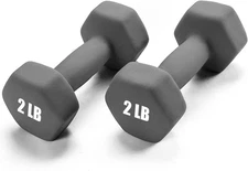 Weights Dumbbells 10 Colors Options Compatible with Set of 2 Neoprene Dumbbells 