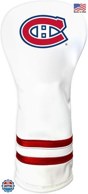 Team Golf NHL White Vintage Fairway Golf Club Headcover Form Fitting