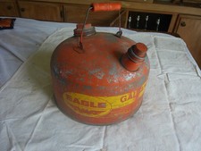 Vintage 2 1/2 Gallon Eagle Metal Gas can Lot 26-29-CH