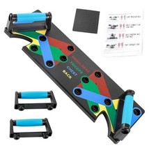 Push up Board Set 9 In1 Home Gym Exercise Equipment Portable Workout System 
