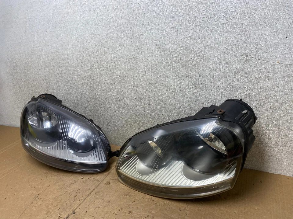 Faros halógenos izquierdo+derecho Volkswagen Jetta Golf 2006 a 2009 V3681 DG Foto 2 de 4