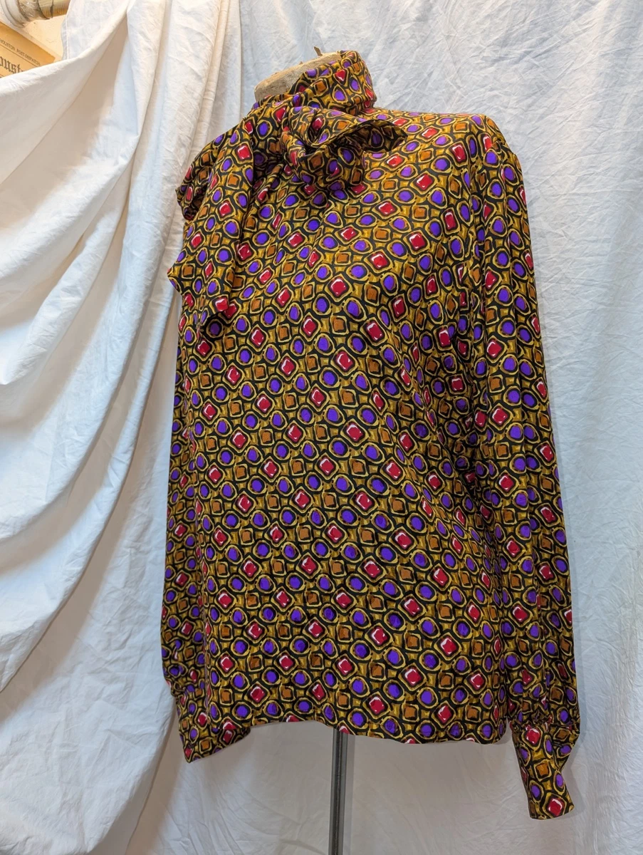 Saint Laurent 1970s 100% Silk Vintage Clothing, Shoes