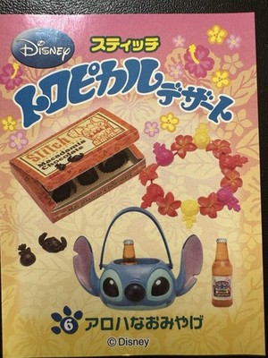 Re-Ment Disney Stitch Hawaiian Desserts, Set #6 - 1:6 scale dollhouse food minis