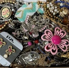 Vintage & Modern Some Signed Costume Jewelry Lot Full Small Priority Box # 18