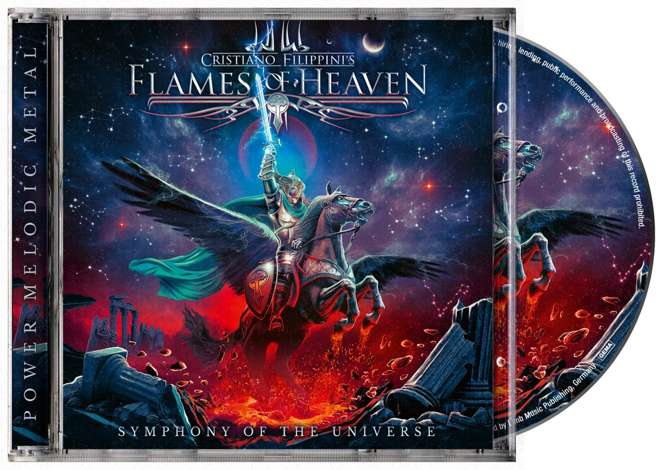 Cristiano Filippini's FLAMES OF HEAVEN - Symphony Of The Universe CD 2025