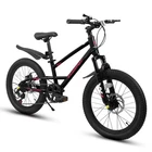 7-Speed Kids Mountain Bike Children Bicycle with Dual Disc Brake for Boys Girls