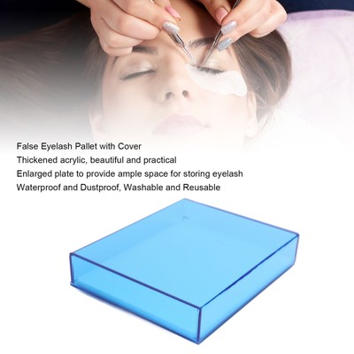 False Eyelash Storage Box Verdickte Acryl Pfropfen Lash Palette Mit Abdeckun FOY