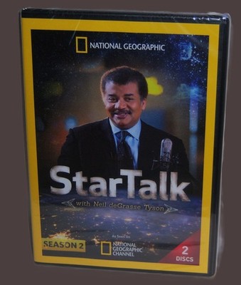 NEW NATIONAL GEOGRAPHIC NEIL DEGRASSE TYSON STAR TALK 2ND SECOND SEASON TWO DVD