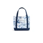 Lowe's Blue Toile Pattern Canvas Tote Bag 21 x 17 x 6 Mothers Day Gift IN HAND