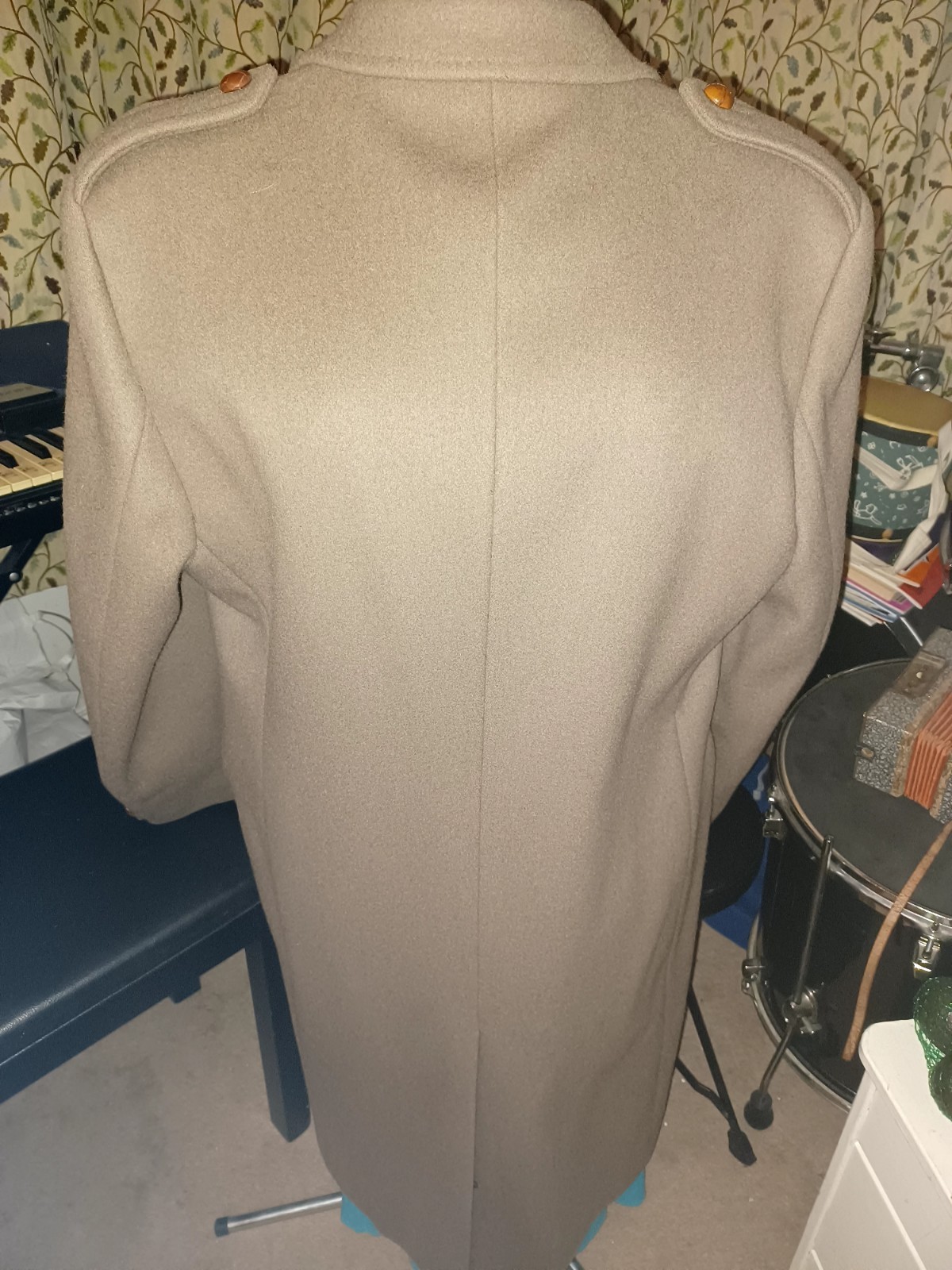 Wool overcoat double breasted Daks London  Great Conditon XLarge Size image 9