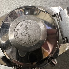 OMEGA Speedmaster Chronograph Automatic Blue Dial Stainless Steel Men's Watch 3