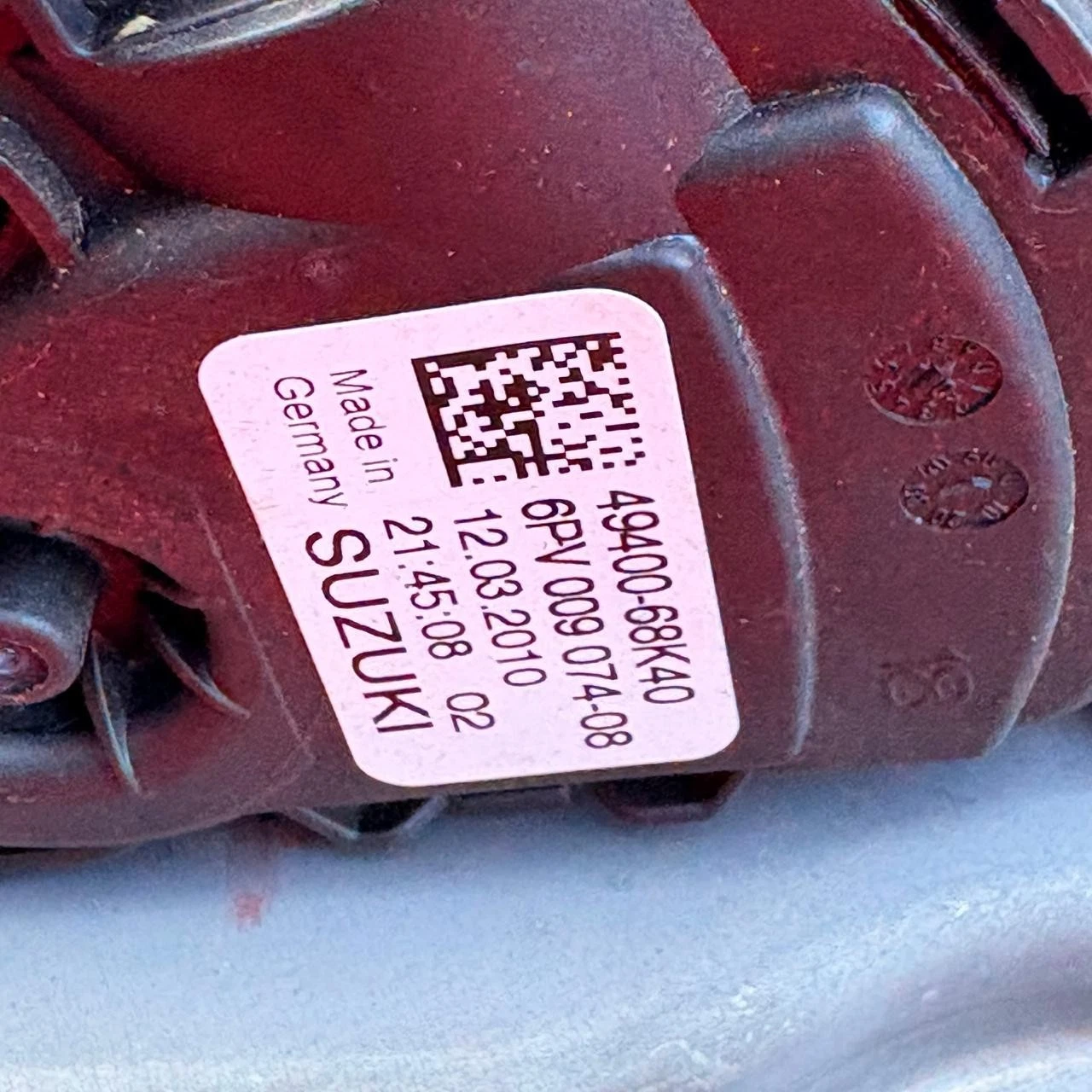 Part label 49400-68K40 and 6PV 009 074-08