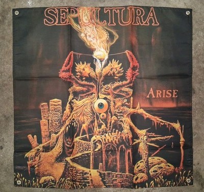 Sepultura Arise 2x2ft Banner Flag Poster
