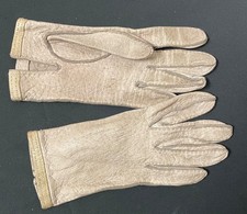 Vintage women's leather gloves. Hermes Paris