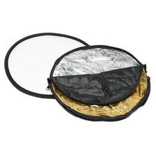 5-in-1 Pocket Light Reflector, 12-Inch 30cm Collapsible, Photo Diffuser