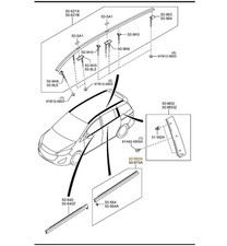 C235-50-660C Mazda Original Türschachtleiste HR Mazda5 *NEU* *ORIGINALVERPACKT*