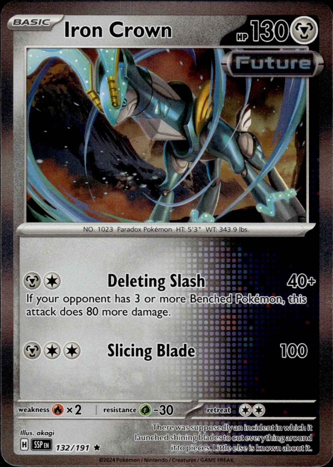 Iron Crown Rare SV08: Surging Sparks 132/191 LP