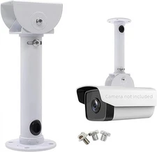 9.8" Beige Heavy Duty Aluminum CCTV Camera Ceiling Wall Mount Bracket