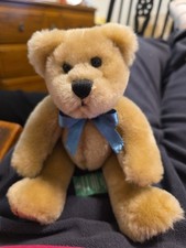 First  Main Tiny Teddy Bear VTG Style Beanie Bean Bag Plush Stuffed Animal Toy