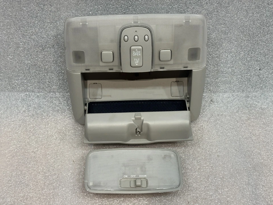 02-06 Lexus ES300 ES330 consola superior luz domo techo corredizo Homelink gris OEM Foto 2 de 4