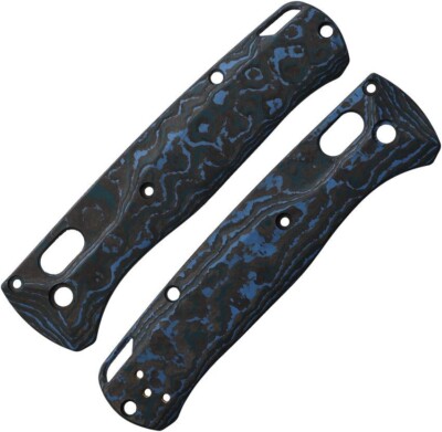 Flytanium Carbon Fiber Handles Arctic Storm For Benchmade Crossfade Bugout Knife