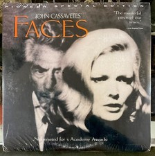 Sealed New John Cassavetes  Faces Laserdisc 1968 -Gens Rowlands/Seymour Cassel